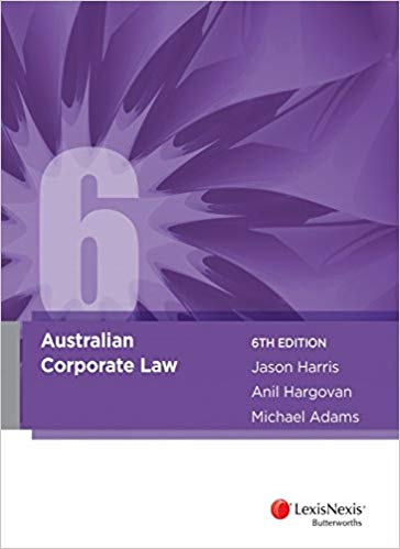 Australian Corporate Law 6th edition